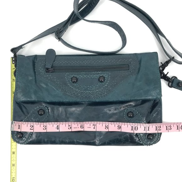 Danier Teal Crossbody Bag - Picture 13 of 15
